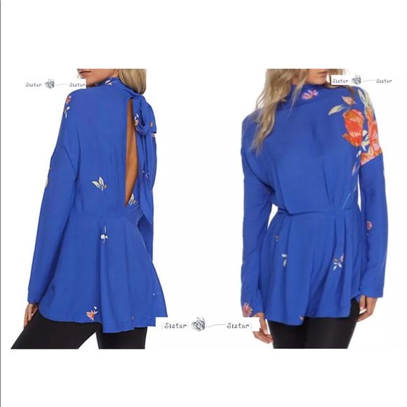 free people Gemma printed mock turtleneck - Picture 3 of 7